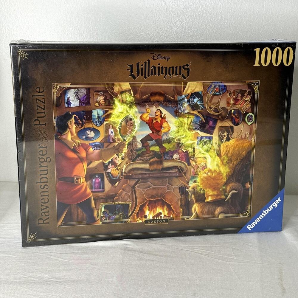 Ravensburger Disney Villainous Gaston Jigsaw Puzzle 1000 Piece Boxed NEW